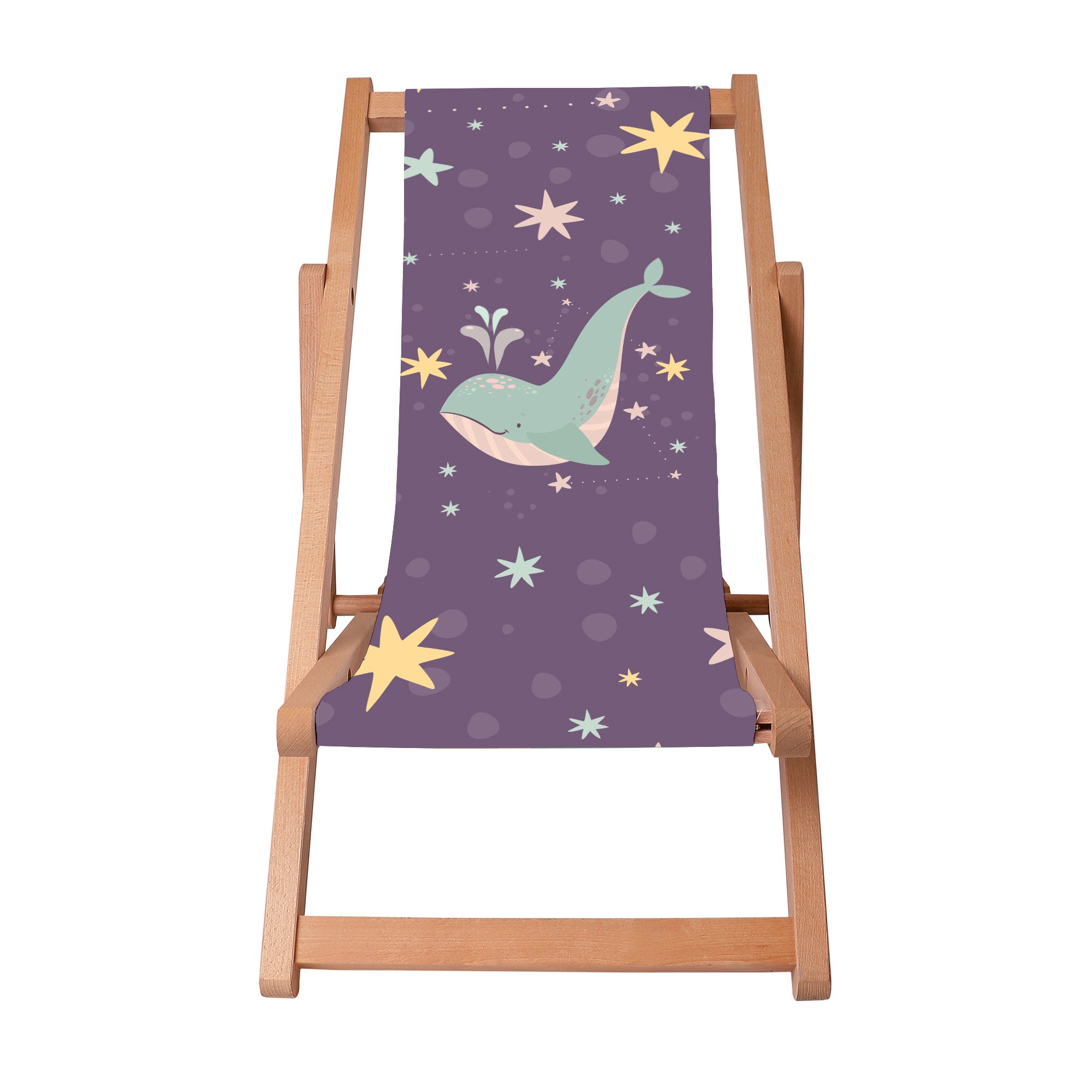 Wooden Deck Chair Happy Wave