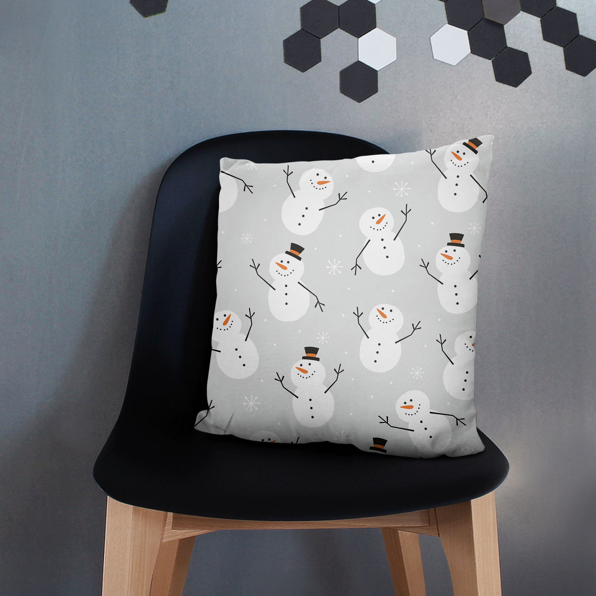 Pillow Hello Snowman-Panama