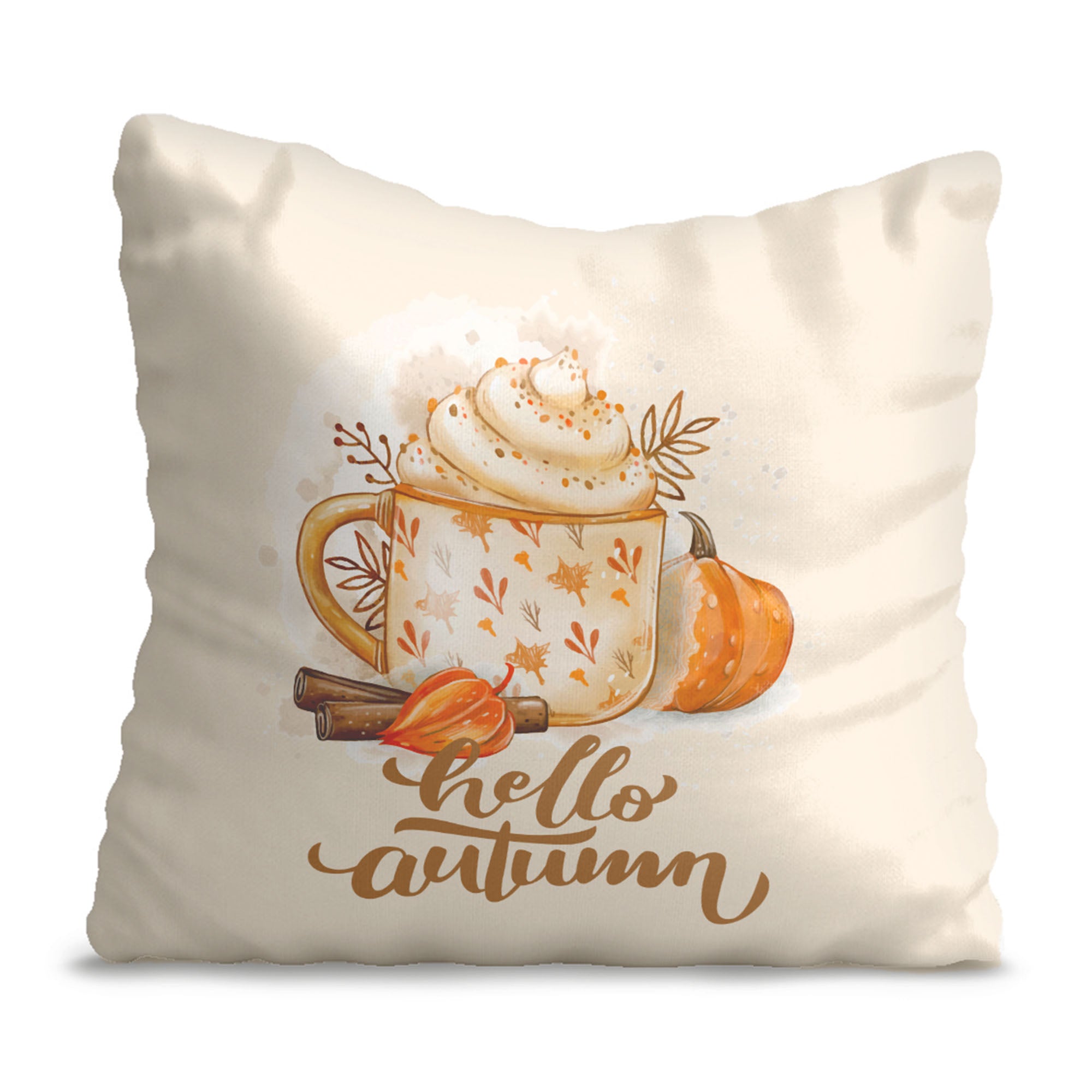 Hot Pumpkin Chocolate Pillow-Oxford