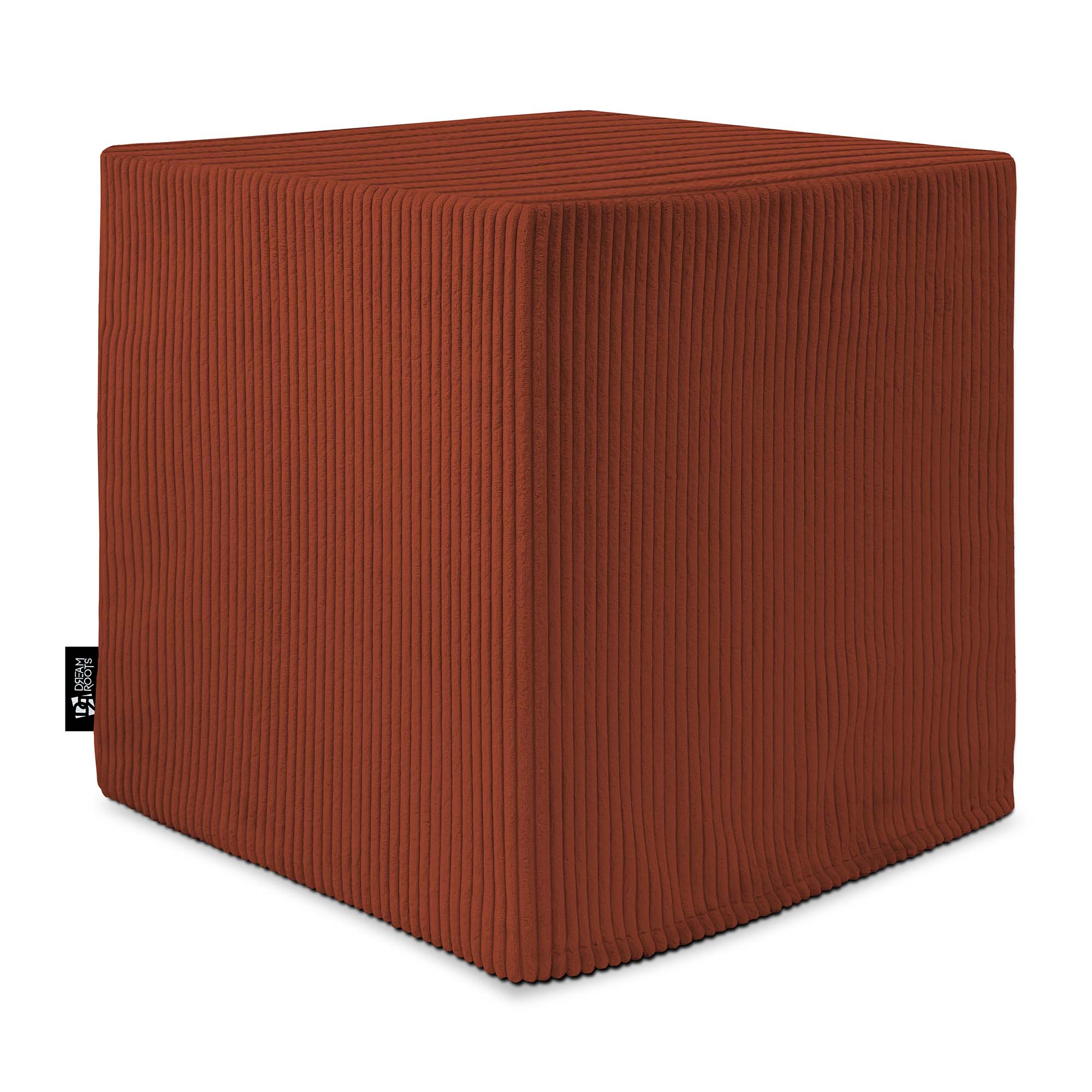 Qubik Indian Tan Pouf-40x40 cm