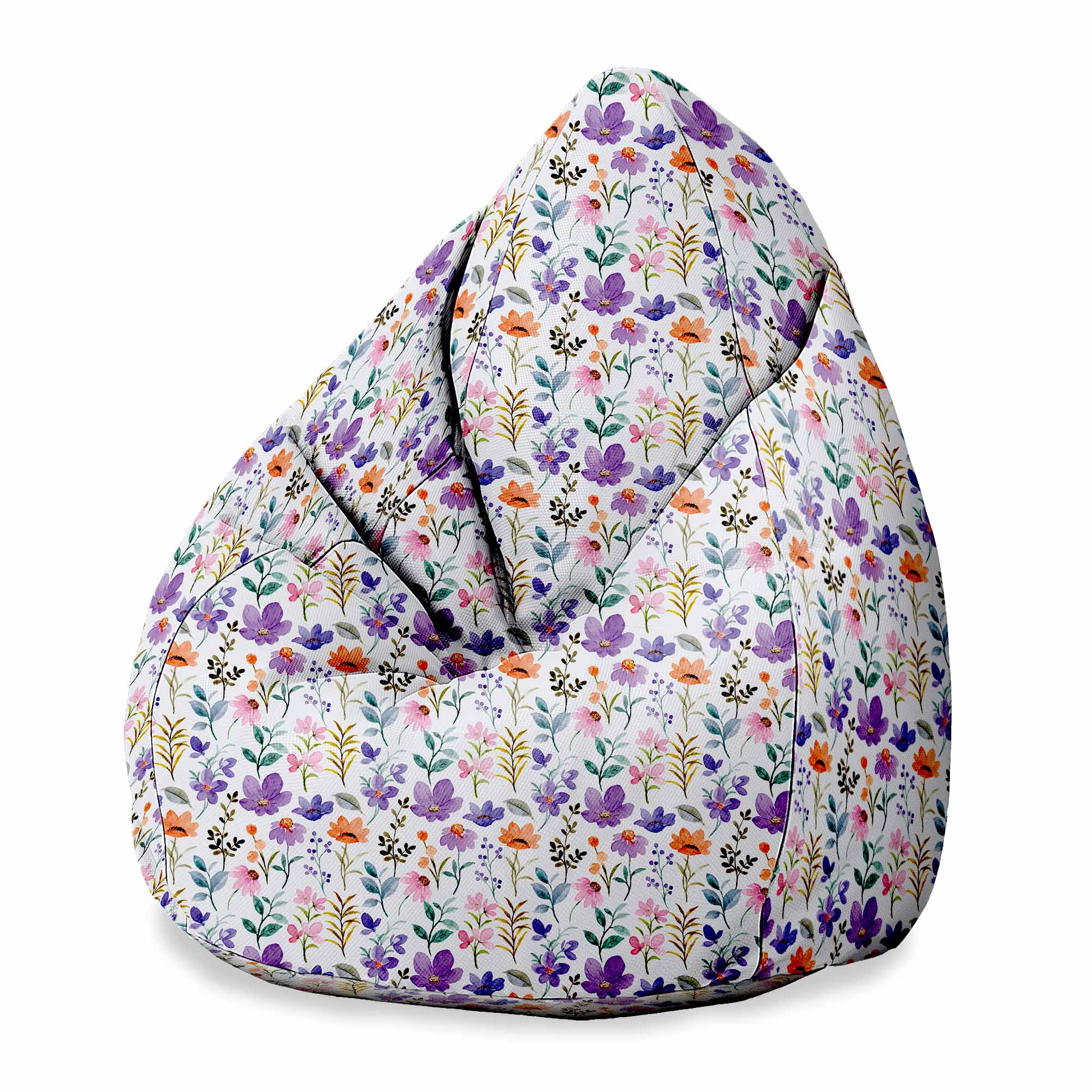Pearshape Pouf Land of Flowers-S-Oxford