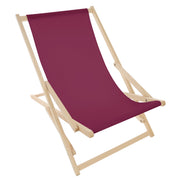 Rocking Deck Chair Burgundy