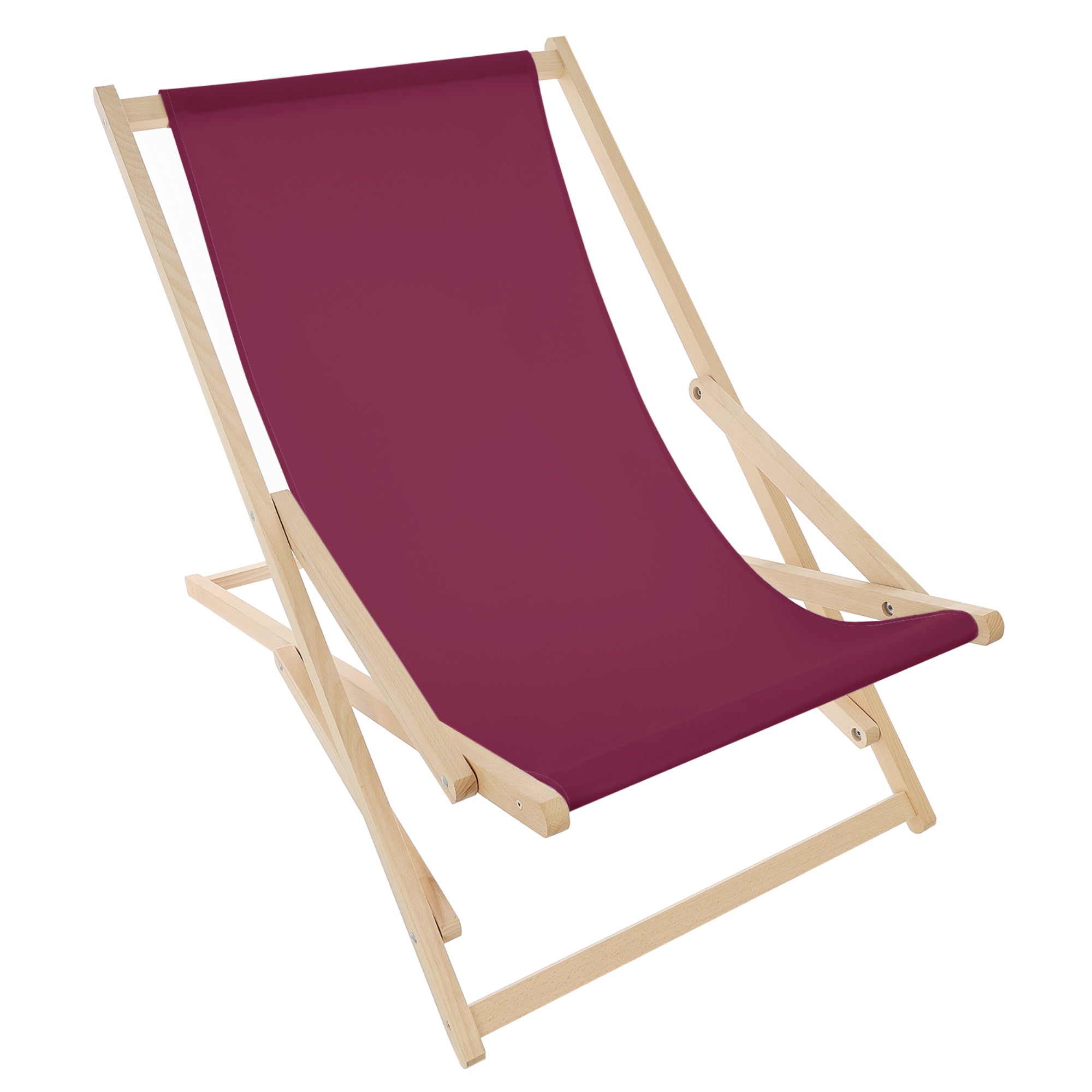 Rocking Deck Chair Burgundy