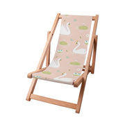 Holzliege Elegante Schwäne