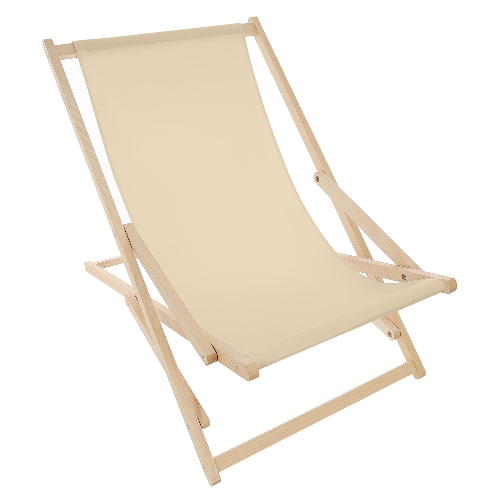 Rocking Deck Chair Creme