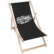 Wooden Deck Chair The Best Father in the Galaxy