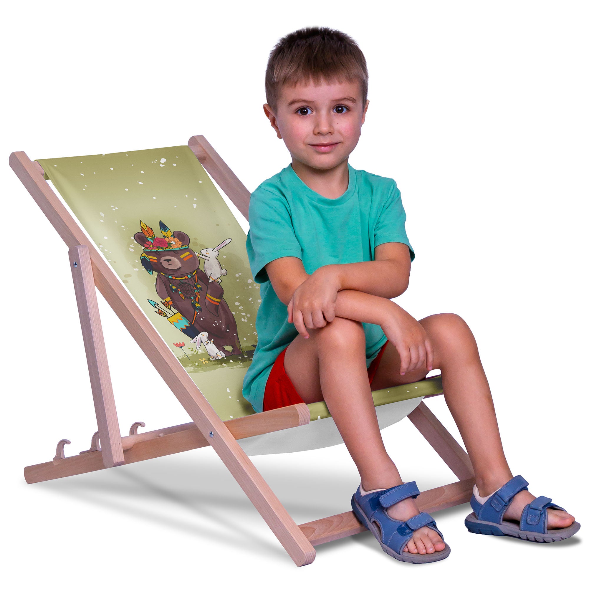Wooden Deck Chair Little Bear Boho
