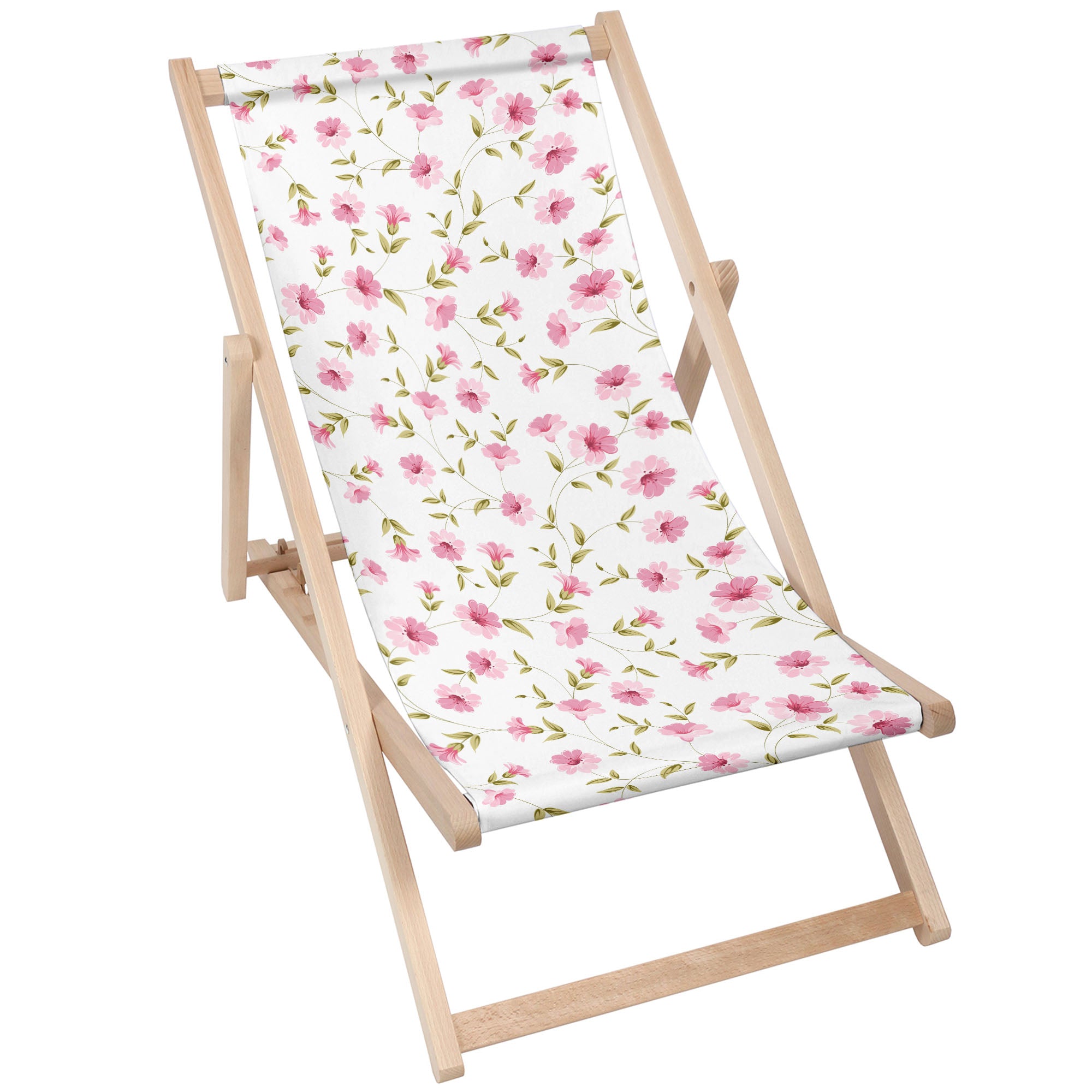 Wooden Deck Chair Magical Garden-M
