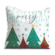 Merry Christmas Trees Pillow-Velvet