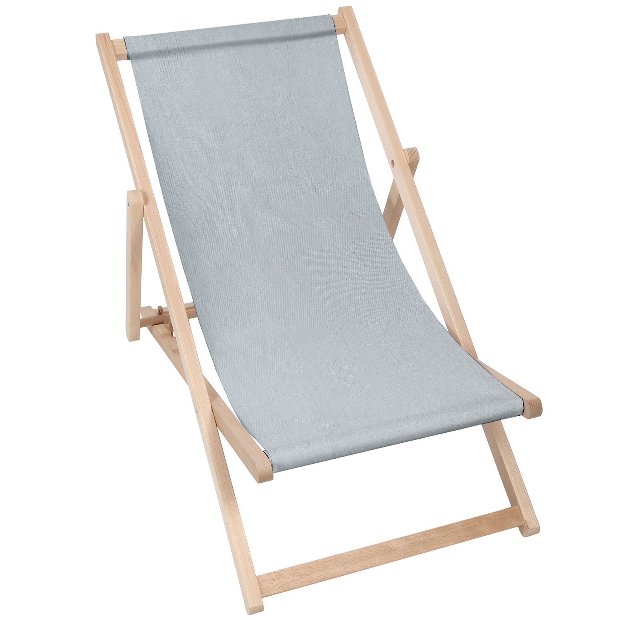 Denim Imitation Wooden Deck Chair Moonlight Veil