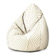 Pearshape Pouf Mountain Wave-Oxford
