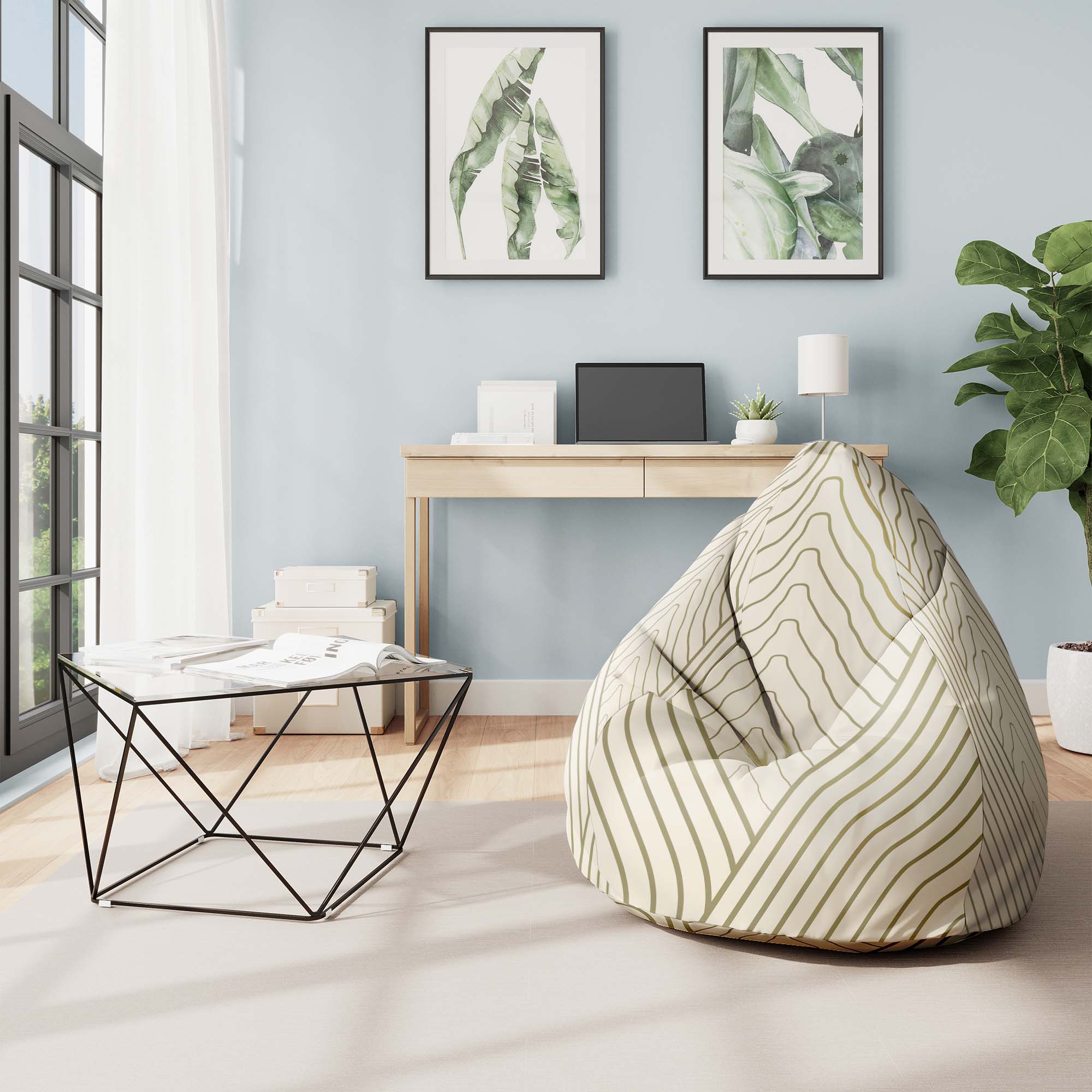 Pearshape Pouf Mountain Wave