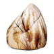 Pearshape Pouf Pampas Grass-Velvet