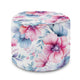 Puf okrągły podnóżek Pastel Flowers-Velvet