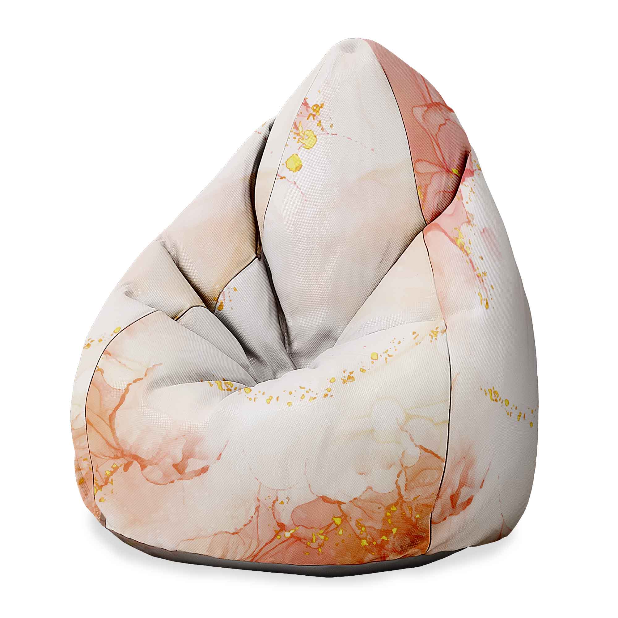 Sedací vak Pearshape Peach Smile-M-Oxford