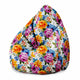 Pearshape Pouf Petals in the Sun-S-Velvet