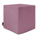 Qubik Plum Smoothie Pouf-40x40 cm