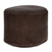 Okrúhly puf podnožka Lincoln Dark Chocolate-S