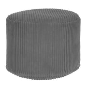 Round pouf footstool Lincoln Frost Gray-M