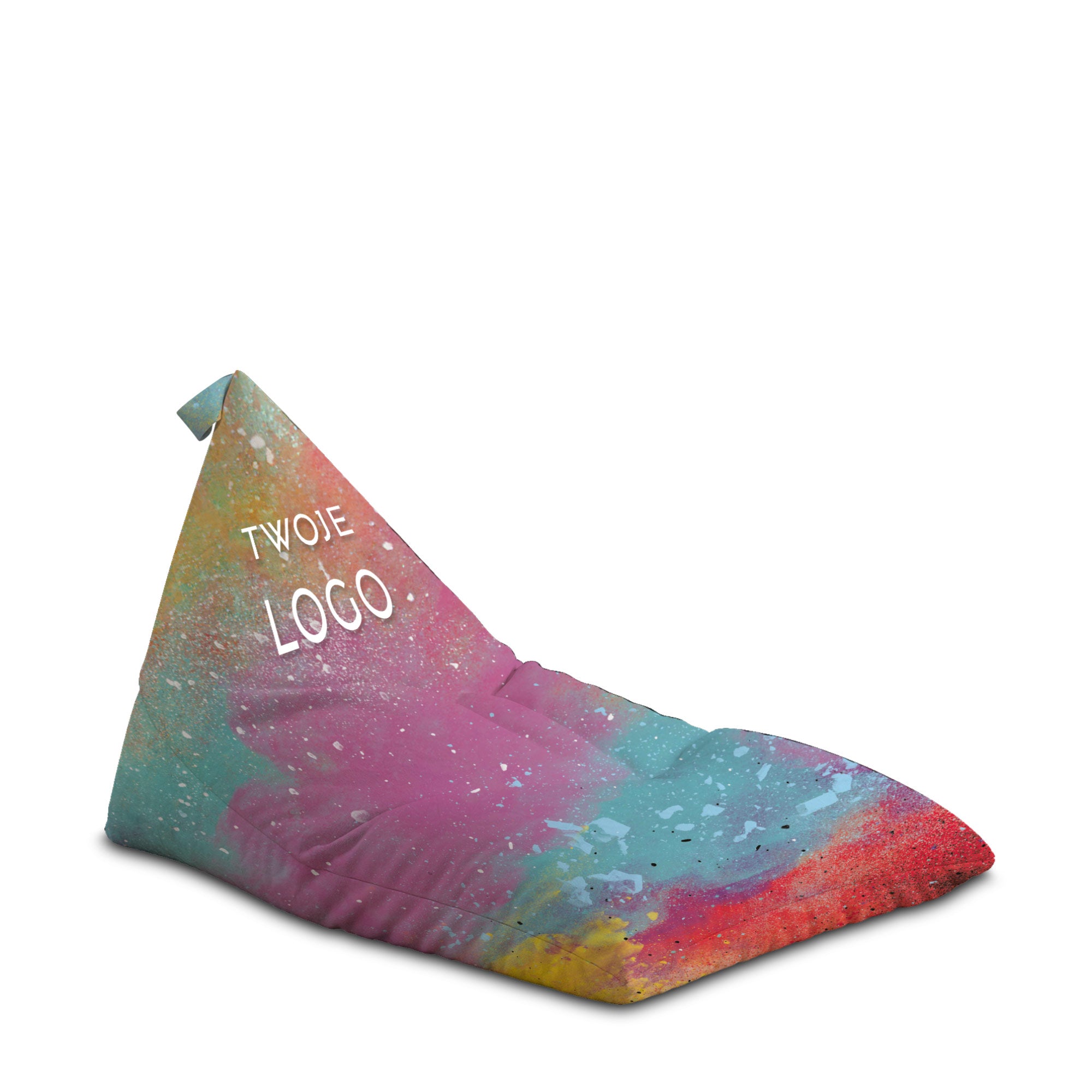 Puf Triangle z twoim logo reklamowym