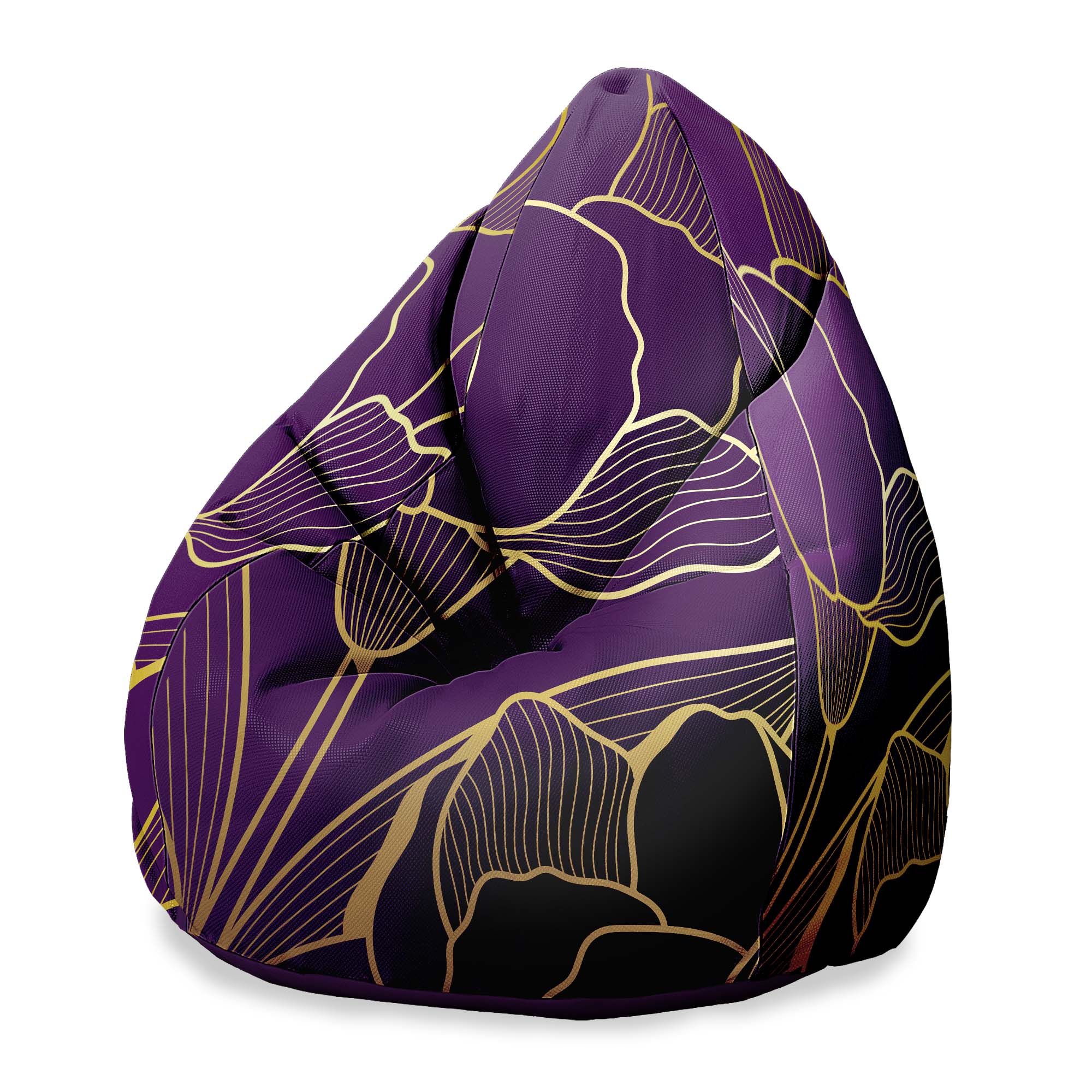 Pearshape Pouf Purple Amazing