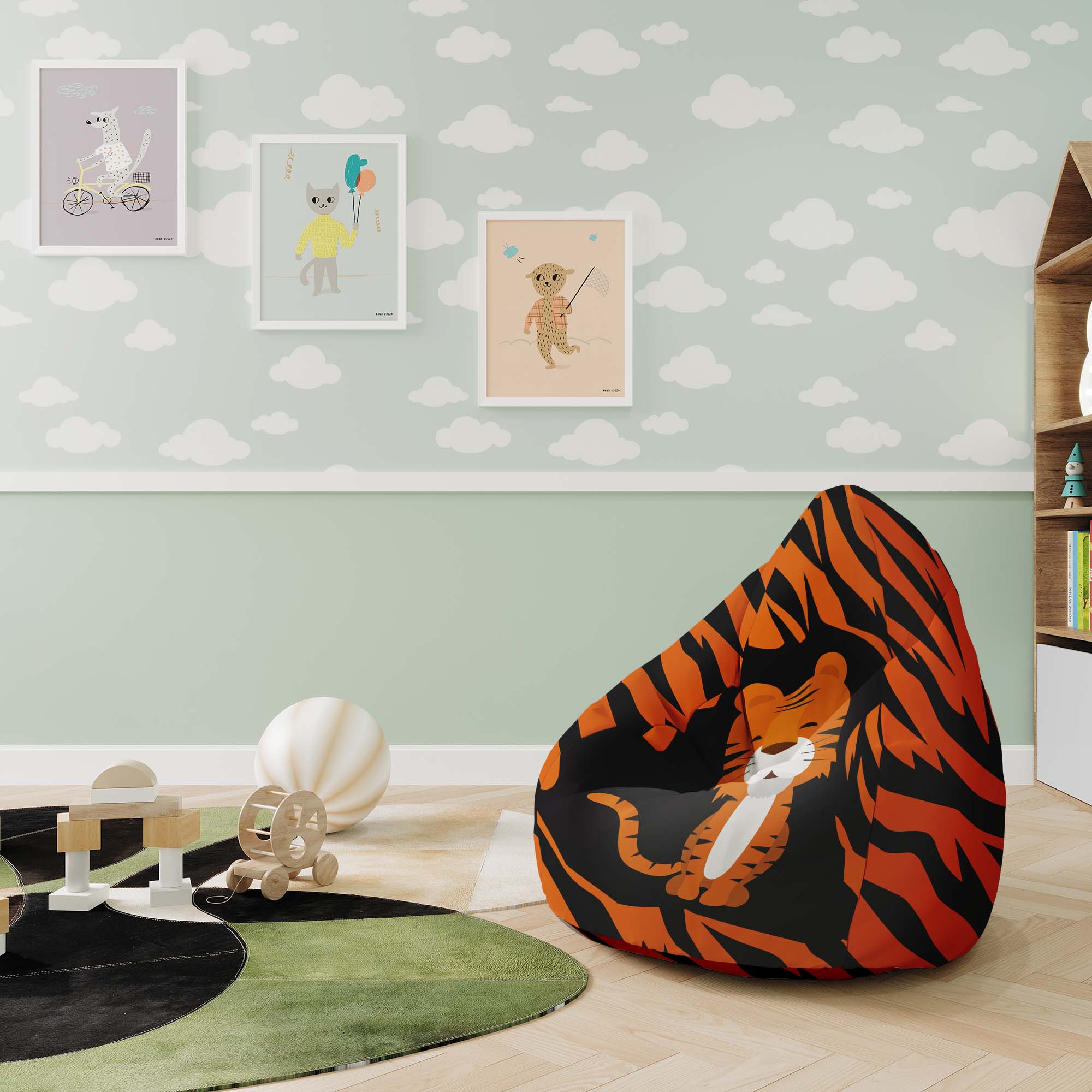 Pearshape Pouf Roary-S