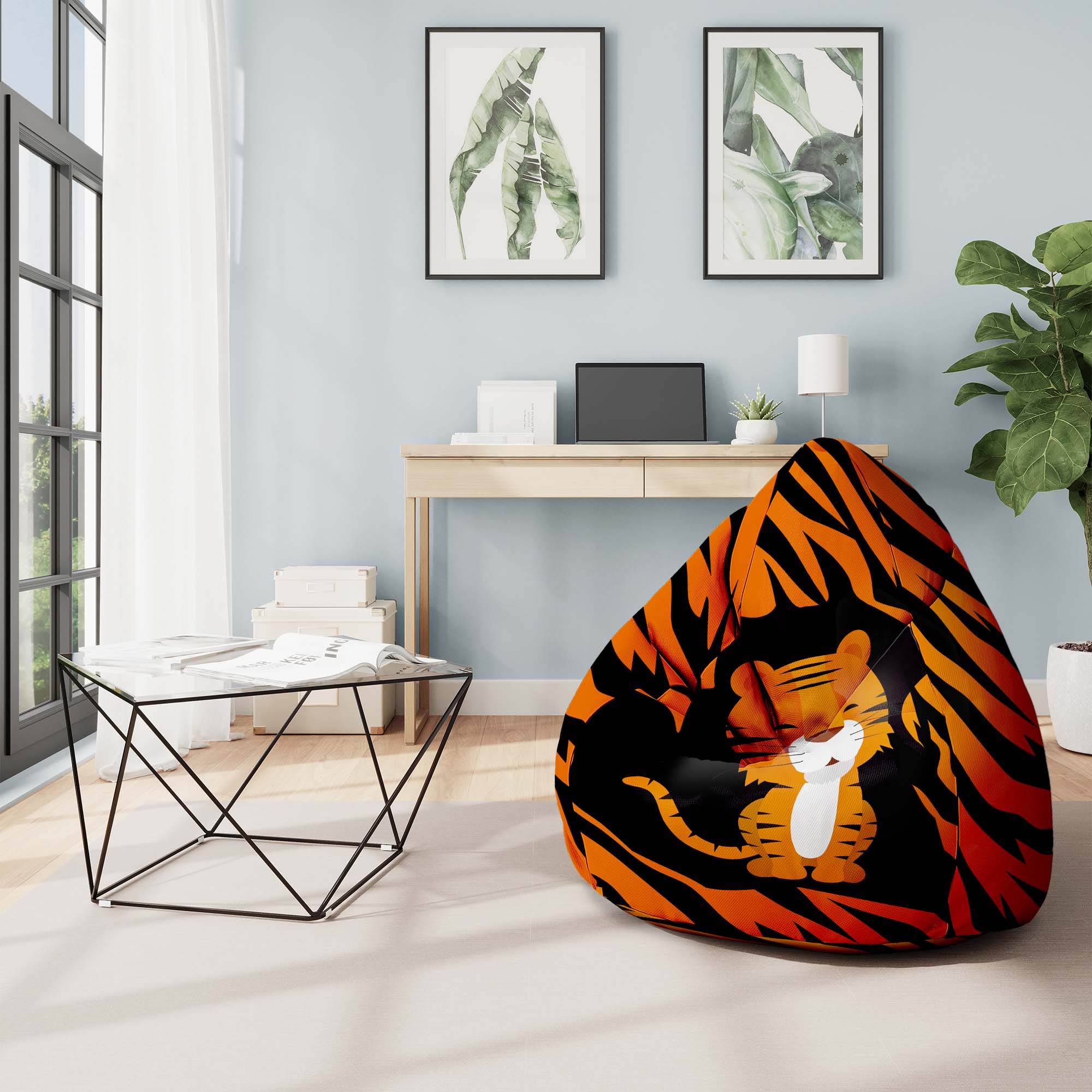 Pearshape Pouf Roary-M