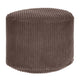 Okrúhly puf podnožka Lincoln Roasted Cocoa-S