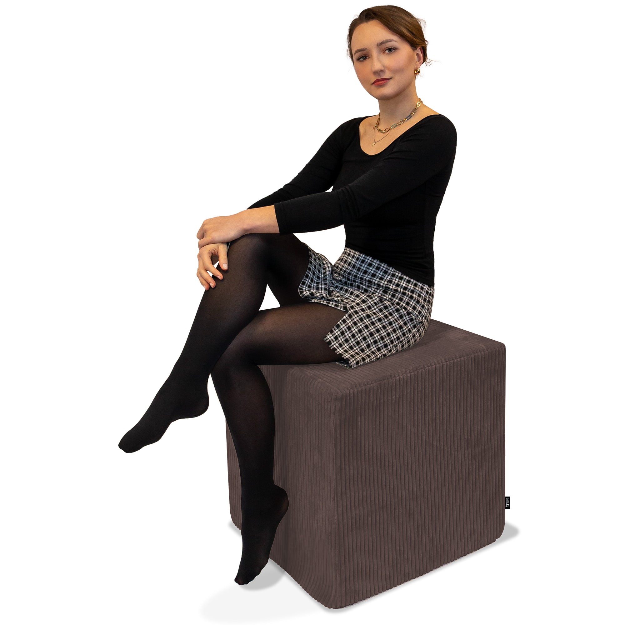 Qubik Roasted Cocoa Pouf