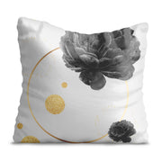 Roses and Circle-Oxford Pillow