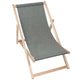 Wooden Deck Chair Denim Imitation Sandy Dune-M