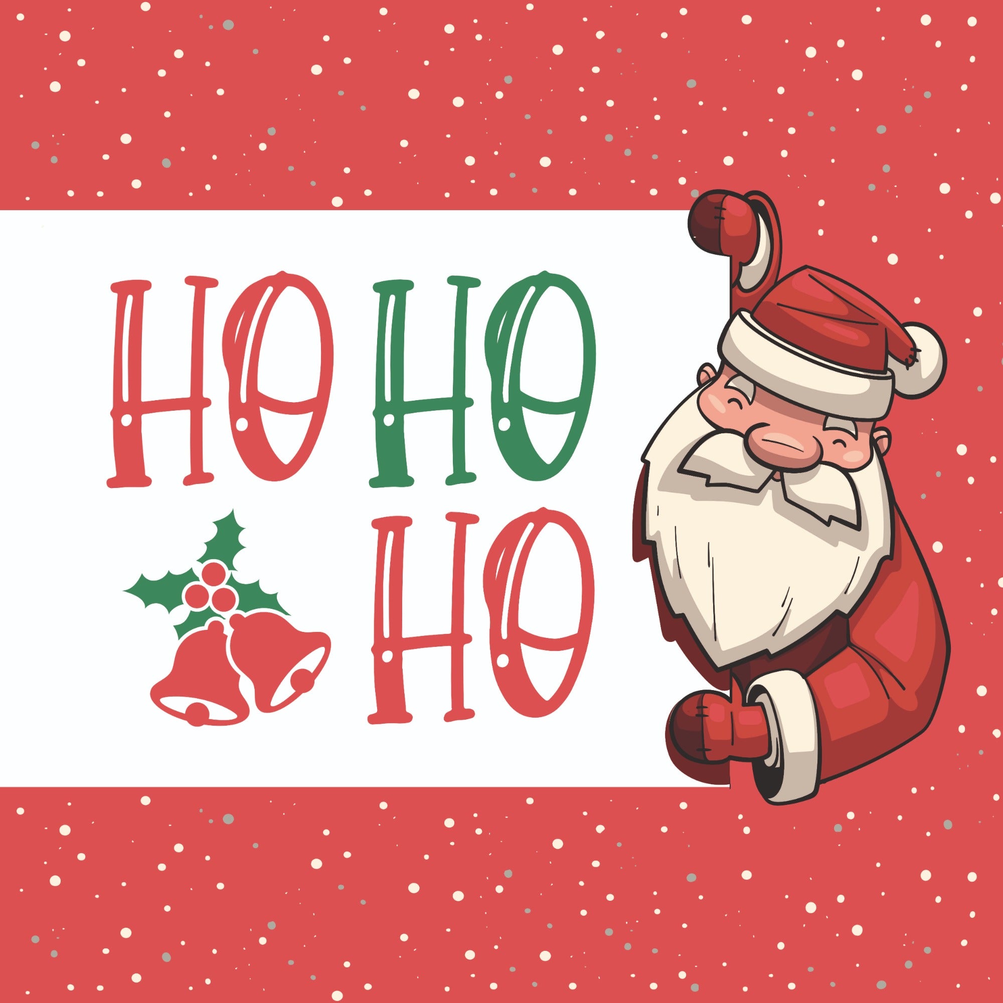 Santa Hiding Pillow-Panama