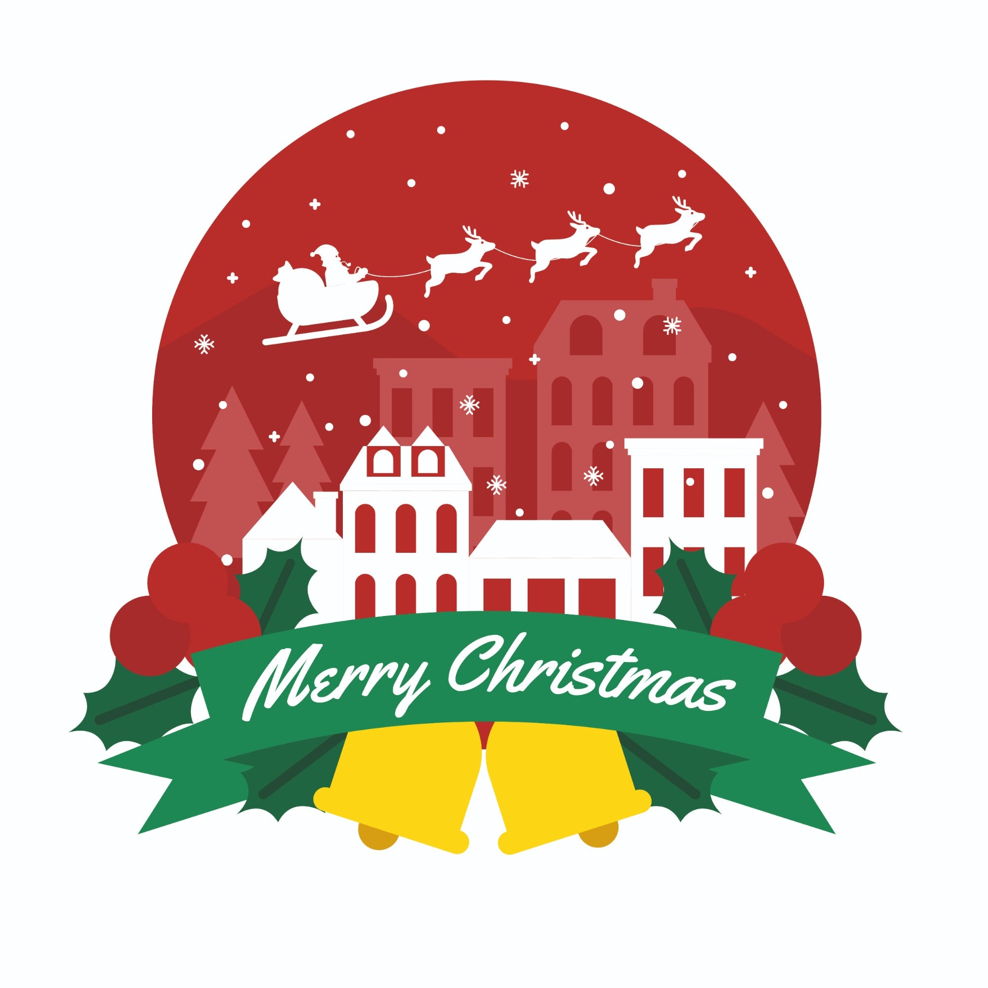 Santa is Coming to Town Pillow