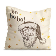 Santa Please Stop Here Pillow-Velvet