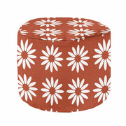 Round Pouf Footstool Scandinavian Autumn