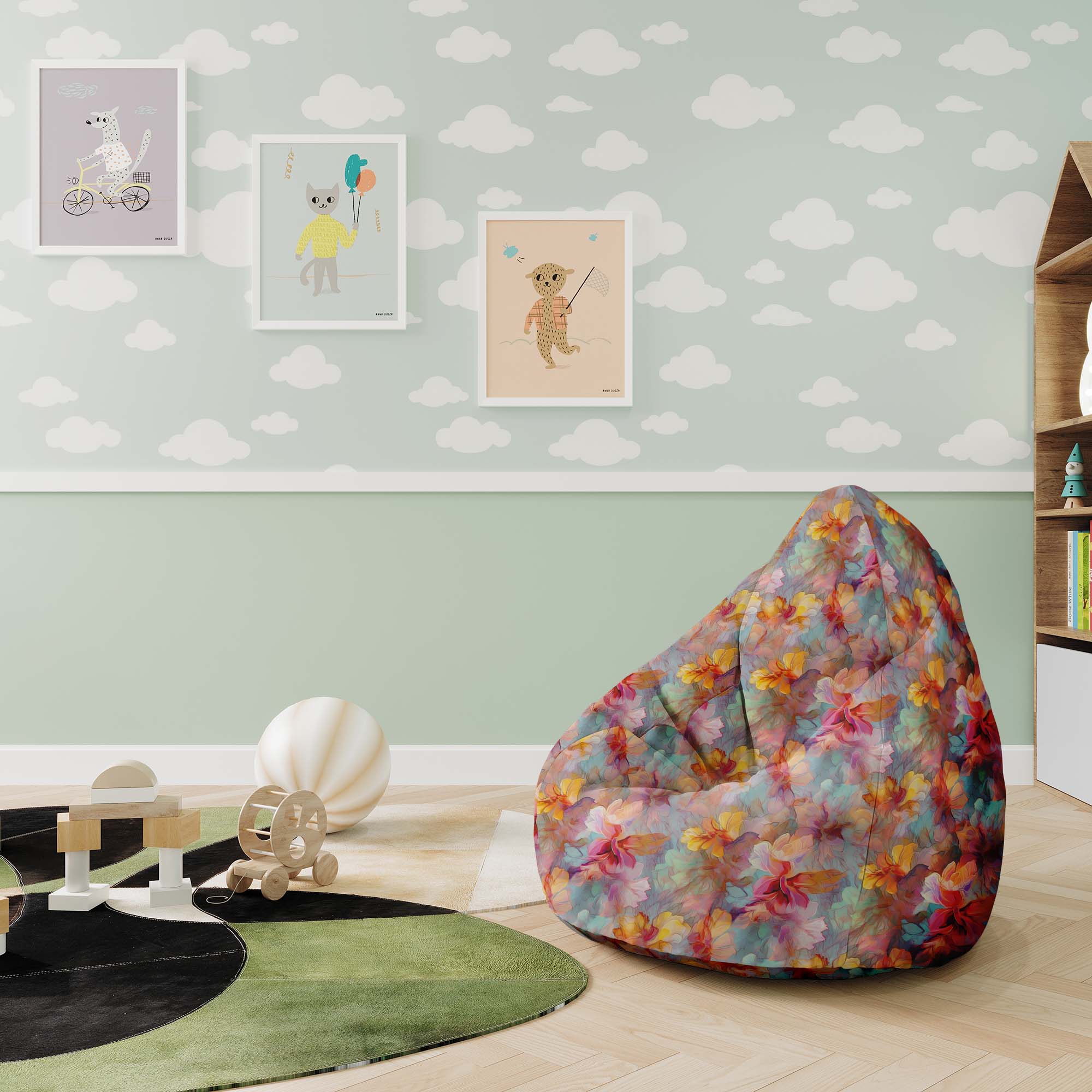 Pearshape Pouf Scent of Nature-M-Velvet