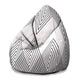 Pearshape Pouf Silent Scandinavian-Oxford