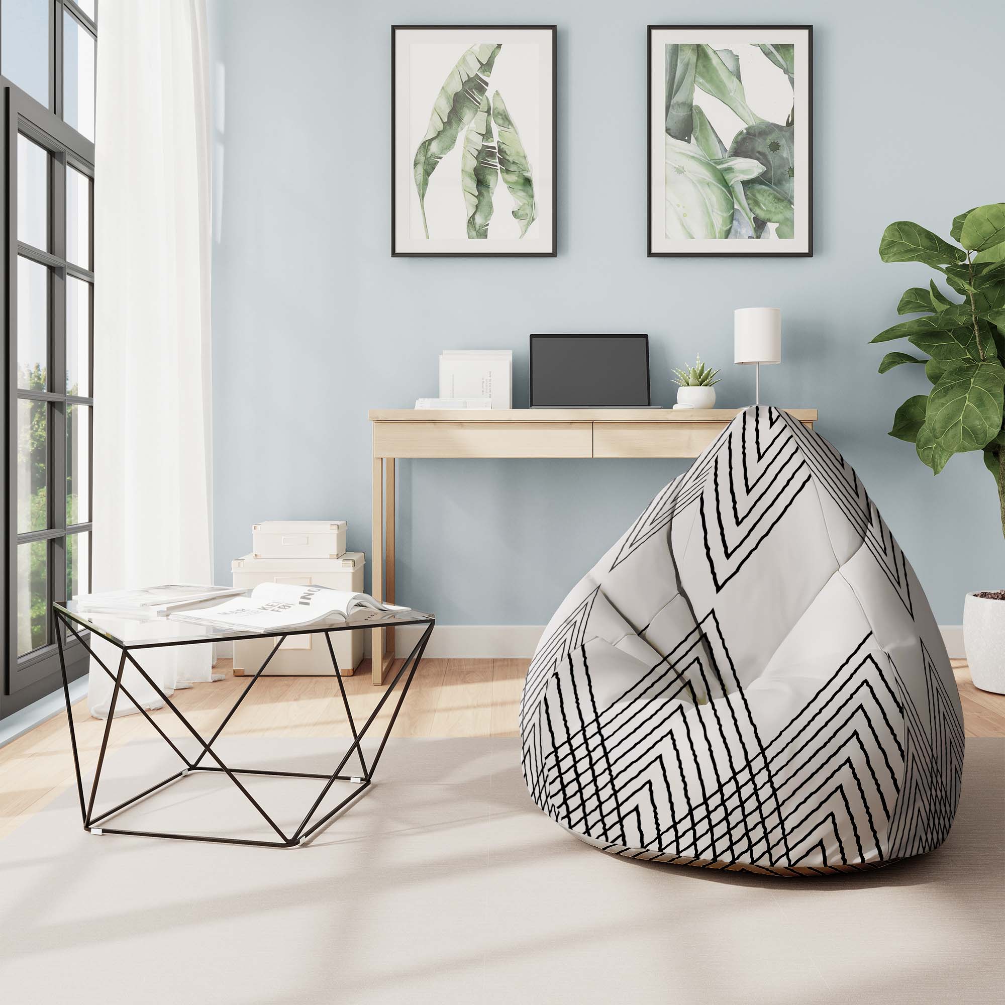 Pearshape Pouf Silent Scandinavian