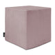 Qubik Silver Pink Pouf-50x50 CM