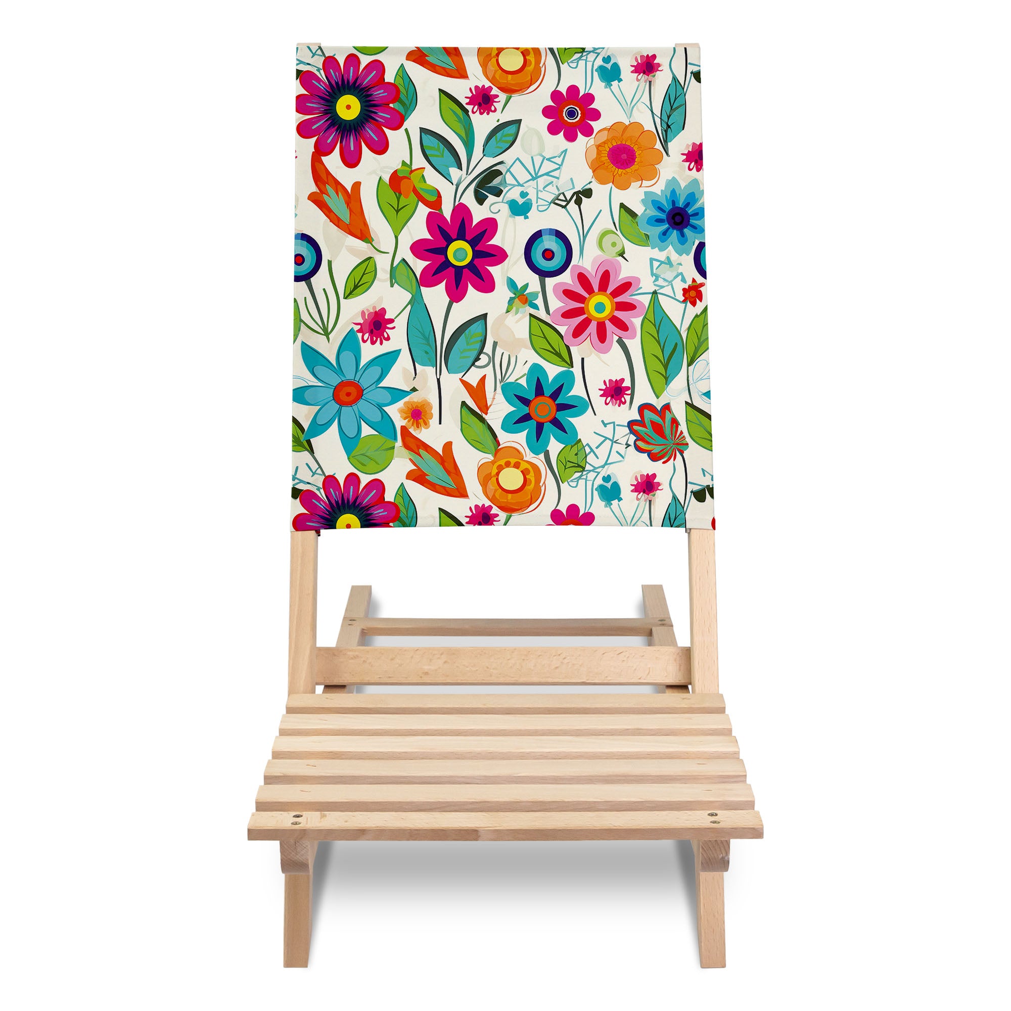 Folding Beach Chair Small Spring Flowers