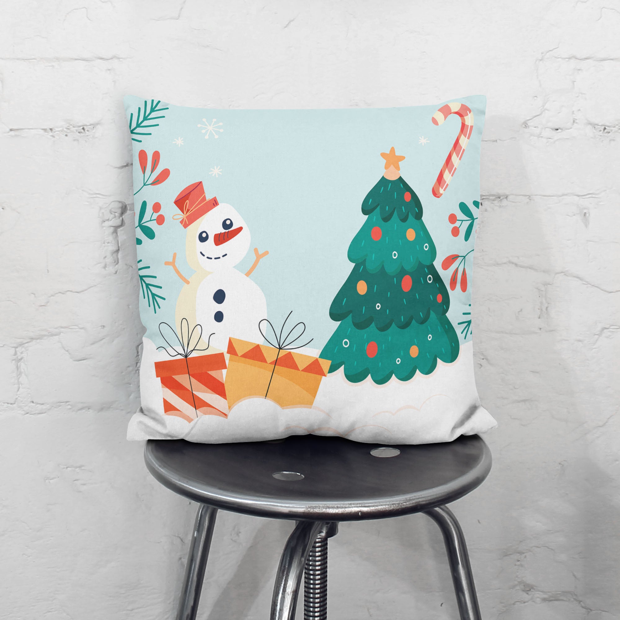 Polštář Snowman Candy-Velvet