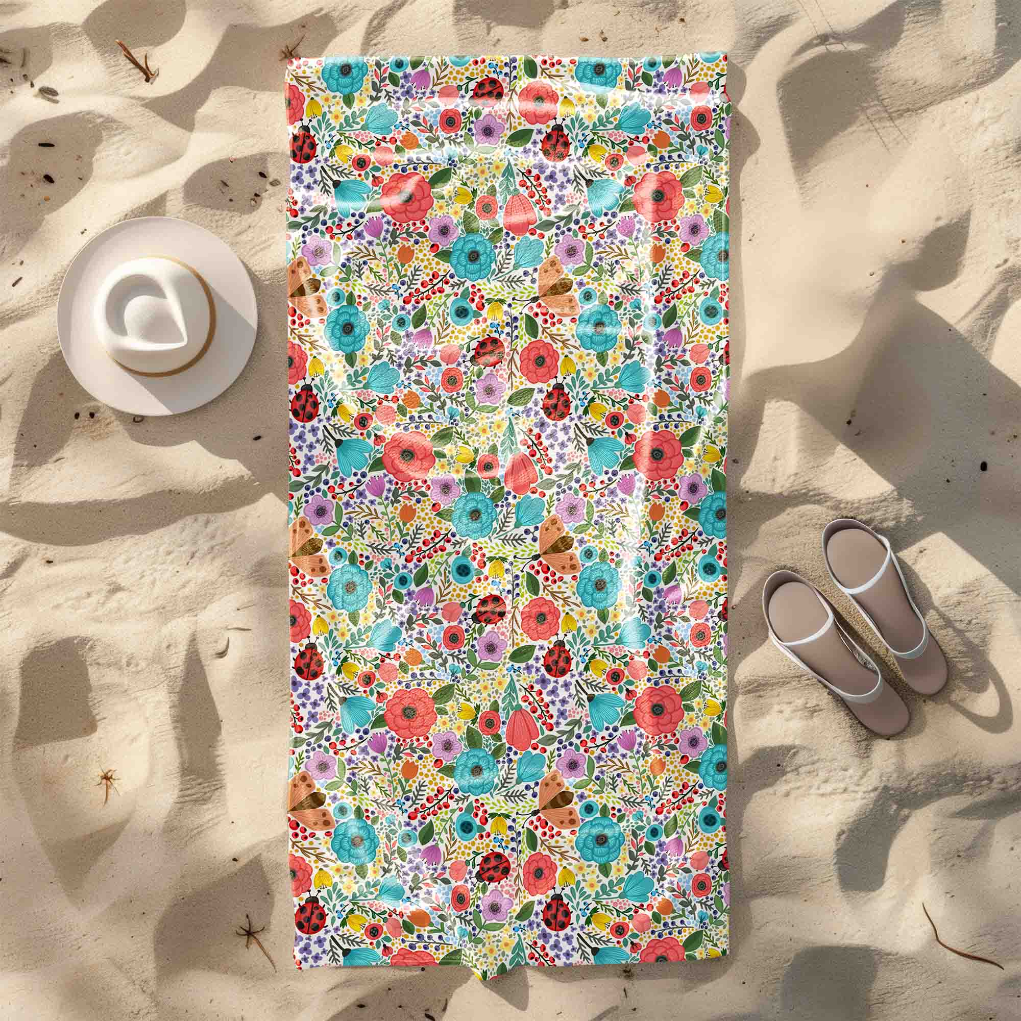 Towel Spring Flowers