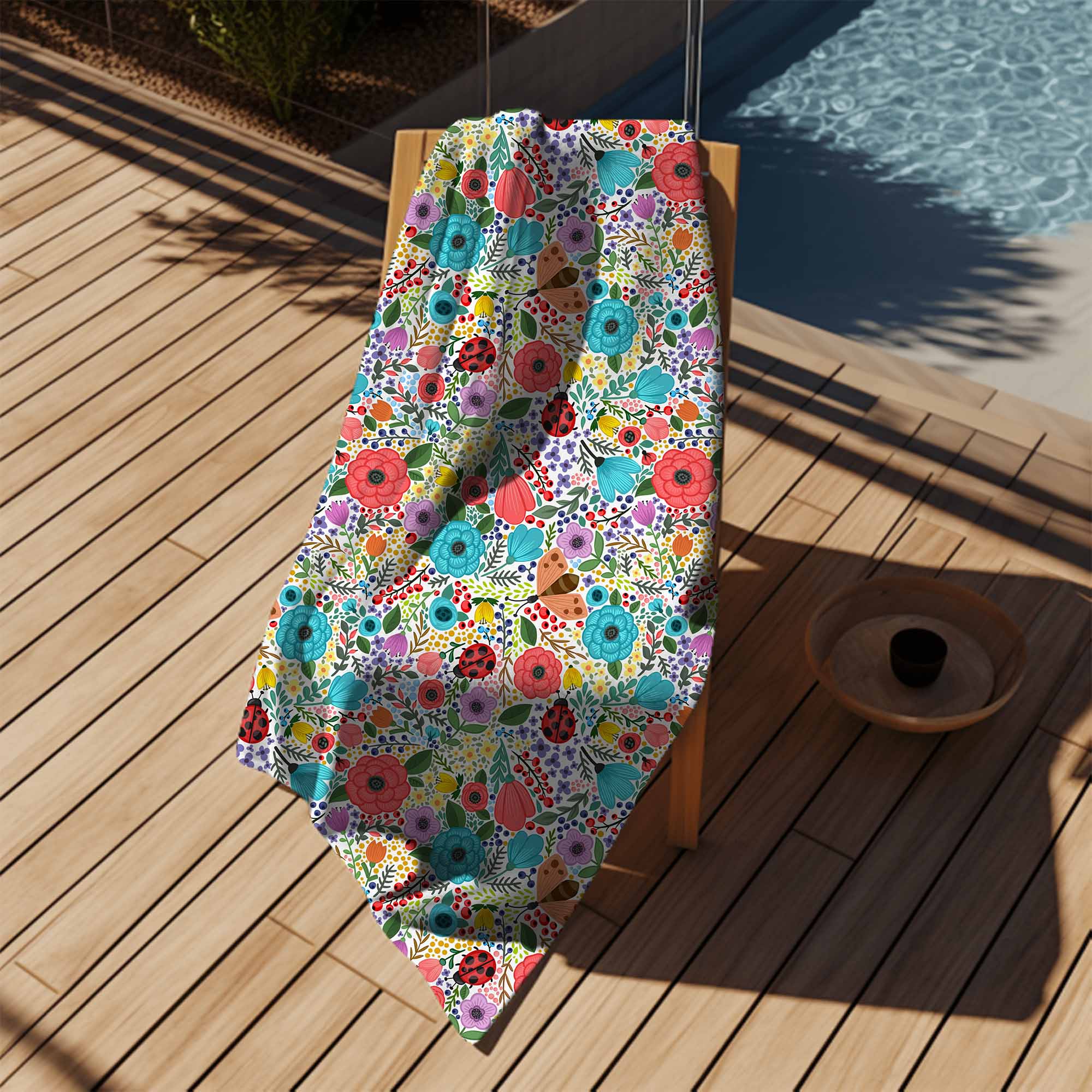Towel Spring Flowers