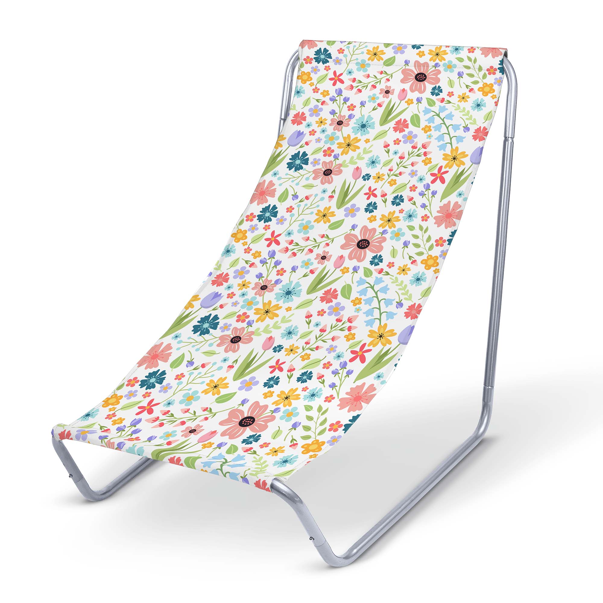 Metal Deck Chair Spring Meadow