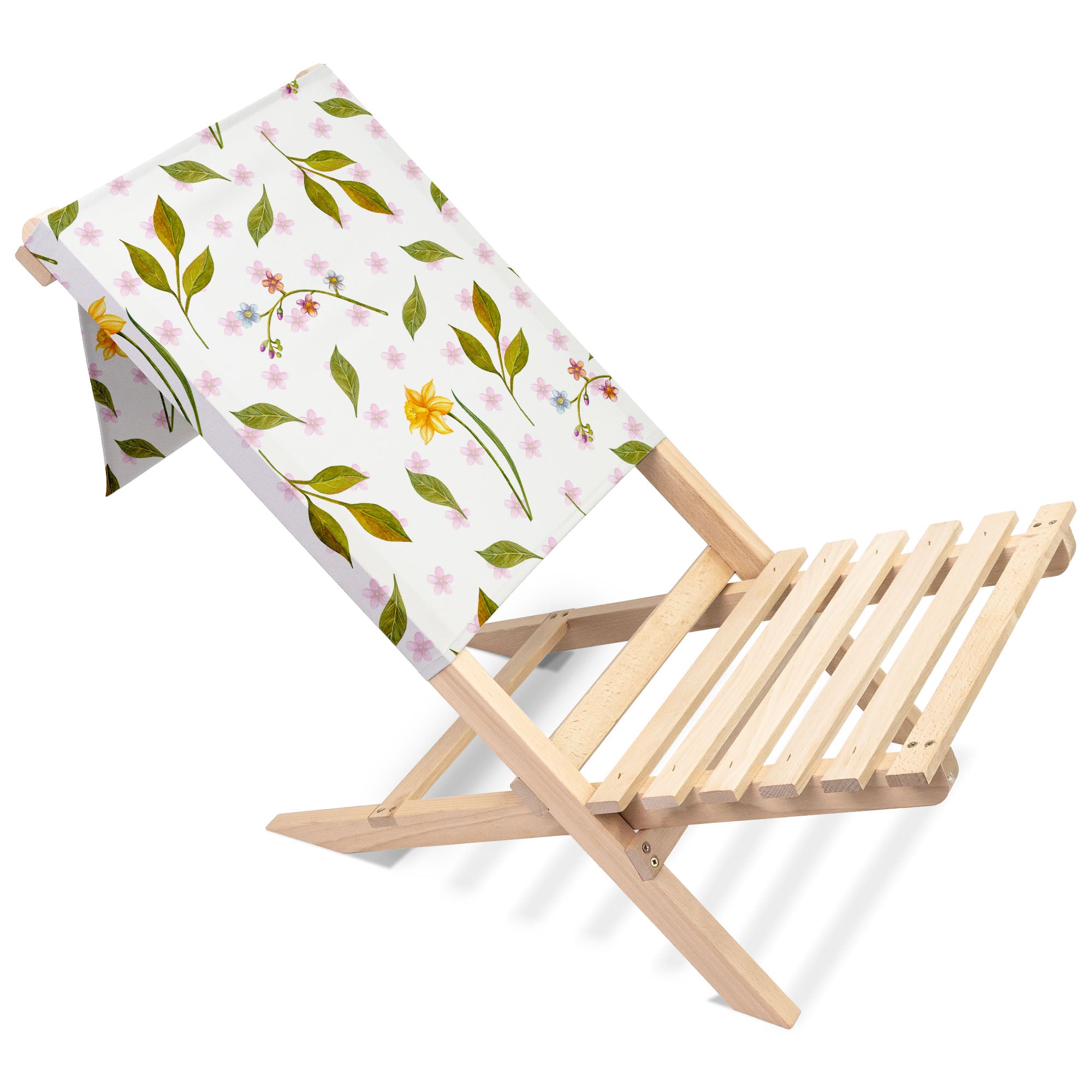 Folding Beach Chair Spring Pattern