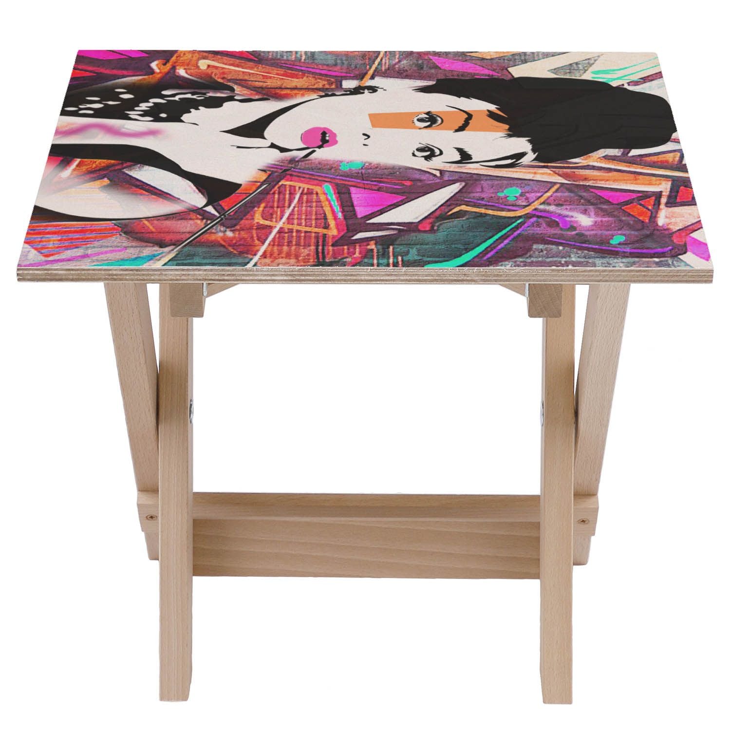 Holztisch Audrey Bunt-30x40 CM