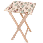 Wooden Table Fairy Tale Feathers-50x50 CM