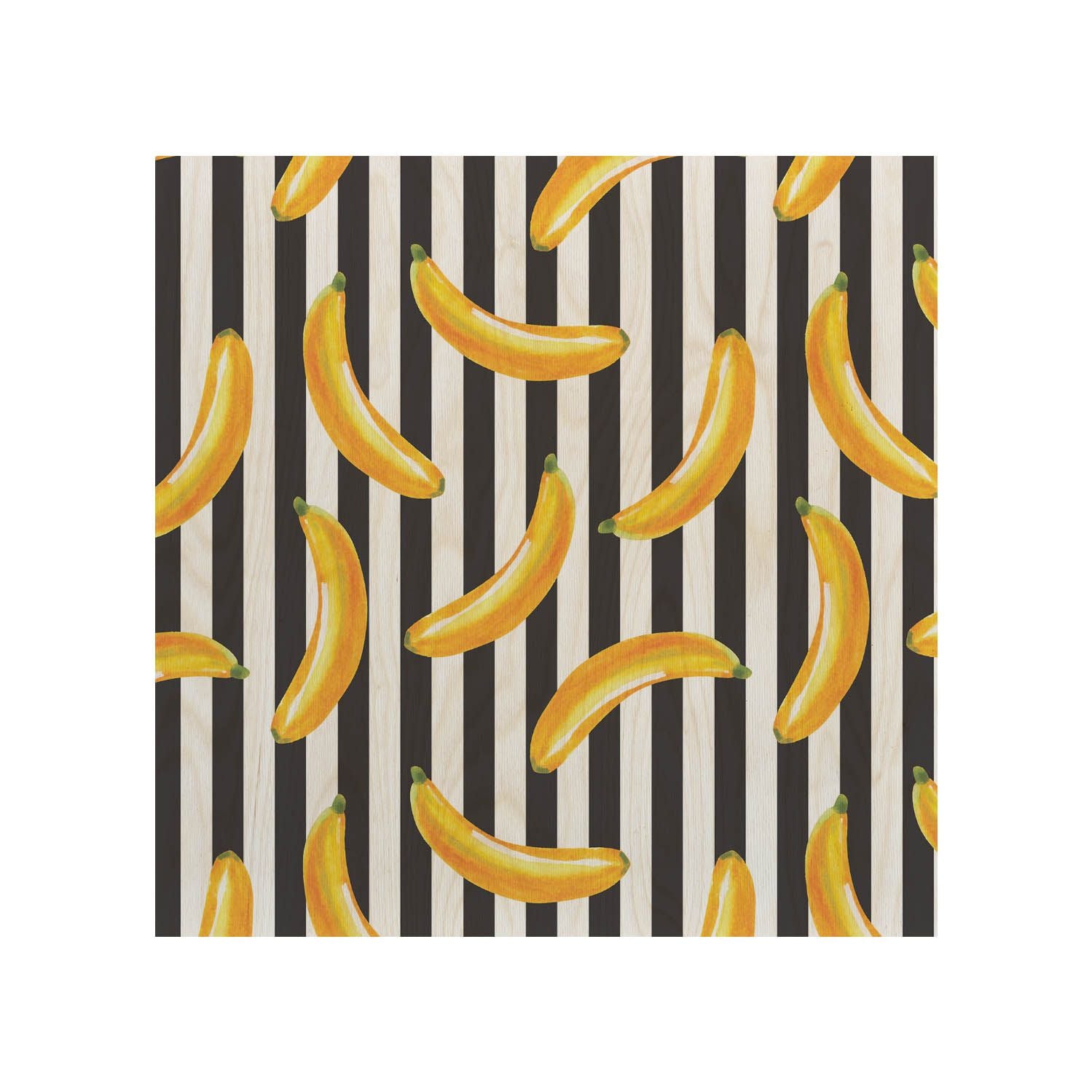 Dřevěný stolek Banana Stripes 30x40 CM