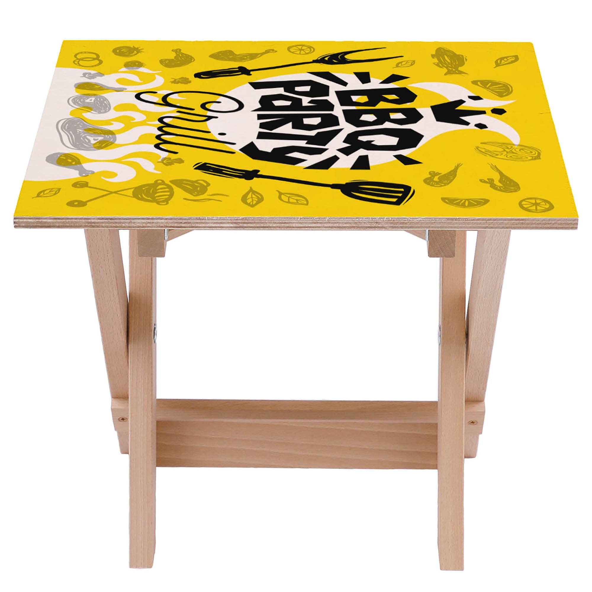 Holztisch BBQ Party-50x50 CM