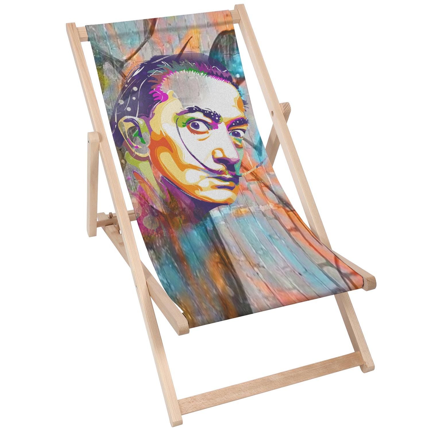 Dřevěný stolek Dali Colourful